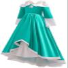 Binbo Grils Princess Rosalian Costume Dress kids Halloween Cosplay Birthday Party Outfit 9-10Y view 2