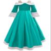 Binbo Grils Princess Rosalian Costume Dress kids Halloween Cosplay Birthday Party Outfit 9-10Y view 3