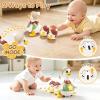 Yunaking Musical Tummy Time Waddling Duck Toys, Baby Toys 6-12 Months Gift view 3