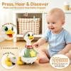Yunaking Musical Tummy Time Waddling Duck Toys, Baby Toys 6-12 Months Gift view 4