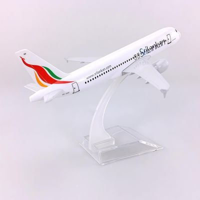 Airbus A320 SriLankan Airlines 16cm Diecast Alloy Metal Airplane Model for Collection Display Desk