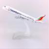 Airbus A320 SriLankan Airlines 16cm Diecast Alloy Metal Airplane Model for Collection Display Desk view 3