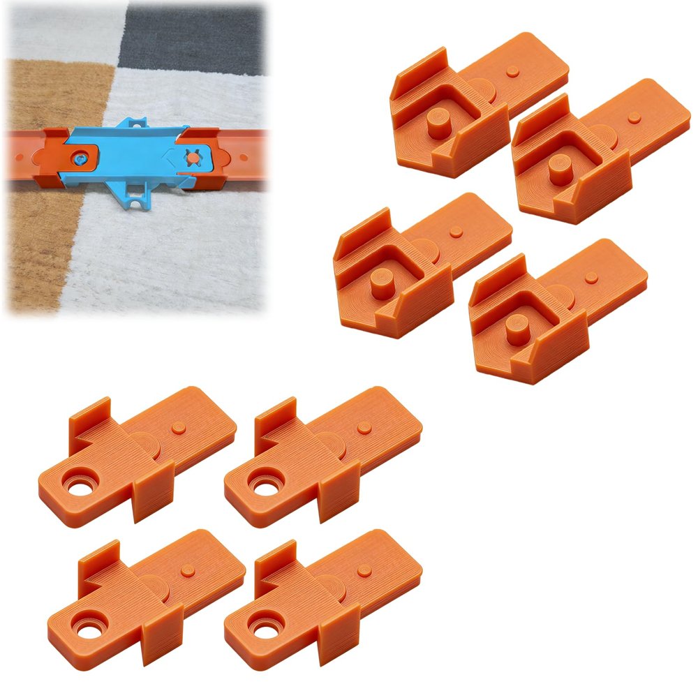 Track Adapters Universal Connectors Snap Compatible with Hot Wheels Electronic Track Converter Kit, Firm Race Track Connector Set, Extension & Layout Accessory for Racers 8 Pack