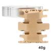 MEUS RACING SCX30 Transmission Assembled Gearbox with Brass Skid Plate for Axial SCX30 1/30 RC Crawler (Silver) view 3