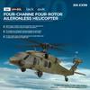 FORCEMO WL K170 UH-60L 170-Size RC Helicopter, 2.4G 4CH Flybarless Remote Control Helicopter Plane Aircraft with Adjustable Left/Right Hand Throttle, Enthusiasts Gift -RTF view 2