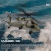FORCEMO WL K170 UH-60L 170-Size RC Helicopter, 2.4G 4CH Flybarless Remote Control Helicopter Plane Aircraft with Adjustable Left/Right Hand Throttle, Enthusiasts Gift -RTF view 3