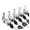 Security Cam Lock Cabinet Locks 5/20 Sets with Keys for Drawer Furniture Mailbox Cam 16-30MM Multicolor(Color 5,20 Sets) view 3