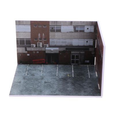 DuskHaven 1/64 Car Scene Model Ornament Birthday Gift Mini Alloy Car Model Garage