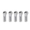 RC Car Assortment for Axial for SCX10 D90 1/10 rc Car Truck Parts 5Pcs Aluminum Alloy M3 Curved Ball Joint Heads Ends Clock-Wise Thread(Silver) view 2