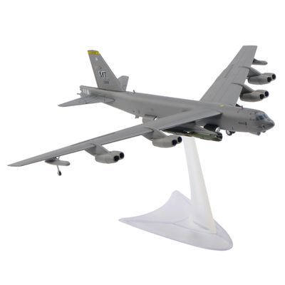 Eairsoky 1:200 Scale B-52H Stratofortress Strategic Bomber Die-cast Aircraft Model 69th Bomb Squadron Knighthawks Military Aircraft Alloy Models for Collection or Gift