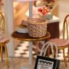 Sewroro 6Pcs Dollhouse Miniature Wicker Baskets 1 12 Scale Rattan Dollhouse Basket Set for Home Decor DIY Crafts Wedding Supplies and Mini Storage Display view 2