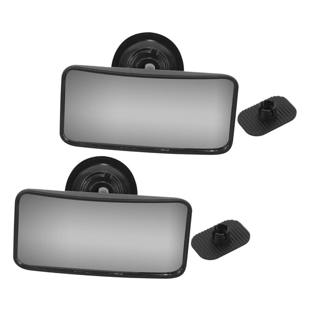 Abaodam 2pcs Mirror Rear Facing Backseat Mirror with Suction Cup 360 Shatterproof Safety for Observation