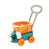 JunZheHub Children's Shopping Cart for Imaginative Play and Learning, Green view 1