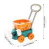 JunZheHub Children's Shopping Cart for Imaginative Play and Learning, Green view 2