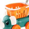 JunZheHub Children's Shopping Cart for Imaginative Play and Learning, Green view 3