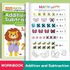 Addition and Subtraction Workbook - 64 Pages Educational Interactive Fun Workbook,Kindergarten Math Manipulatives,for Classroom Playroom Activity Center Preschool Travel Home Play Birthday Party view 4