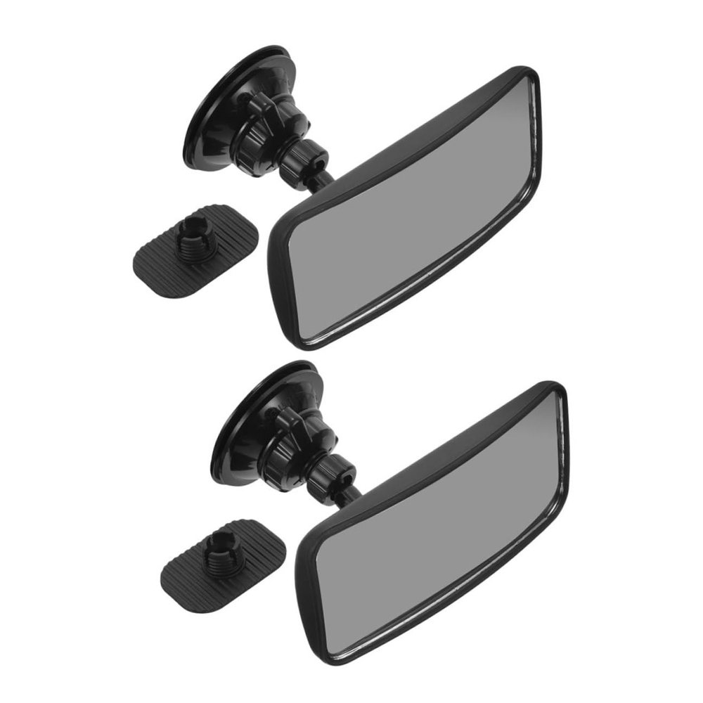 ERINGOGO 2pcs Car Mirror Rear Facing Suction Cup Safety Rearview Mirror Wide Convex Shatterproof for Observation Back Seat Car Accessories