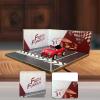 Guohetuk 1:64 Scale Vehicle Toy Parking Area,Model Garage Layout,Underground Car Display for Diecast Models, Style C view 4
