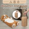 Depehelp Wearable Sleeping Bag for Adults Oversized Plush Dog Bean Bag Chair Giant Human Dog Bed Soft Flannel Stuffed Animal Mattress for Nap Movie Night Lounge (Brown) view 3