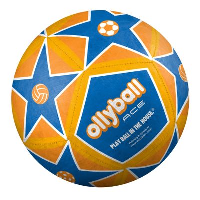 Ollyball ACE - Utility Patented Indoor/Outdoor All-Sport Ball, Multi-Color, 1 oz, for Soccer, Volleyball, Kickball, Pickleball for Youth and Safe Indoor Training and Play.