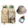 EHJRE Kids Explorer Vest and Hat Costume Outdoor Adventure Backyard Costume Dress up Children Toys Explorer for Park Boys Girls view 1