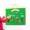 EHJRE Double Side Felt Board Intelligence Development Toy view 2