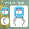 Fhtdhm Interactive Grabber Claw Grabber Toy Robotic Hand Pickup Tool Lightweight Ergonomic Assist Tool PP Material Suitable Play, Blue view 3