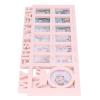 Haofy Baby Photo Frame Set for Newborn Growth, Durable Plastic 12 Monthly Picture Frames, Perfect for Wall or Table Display (Pink) view 2