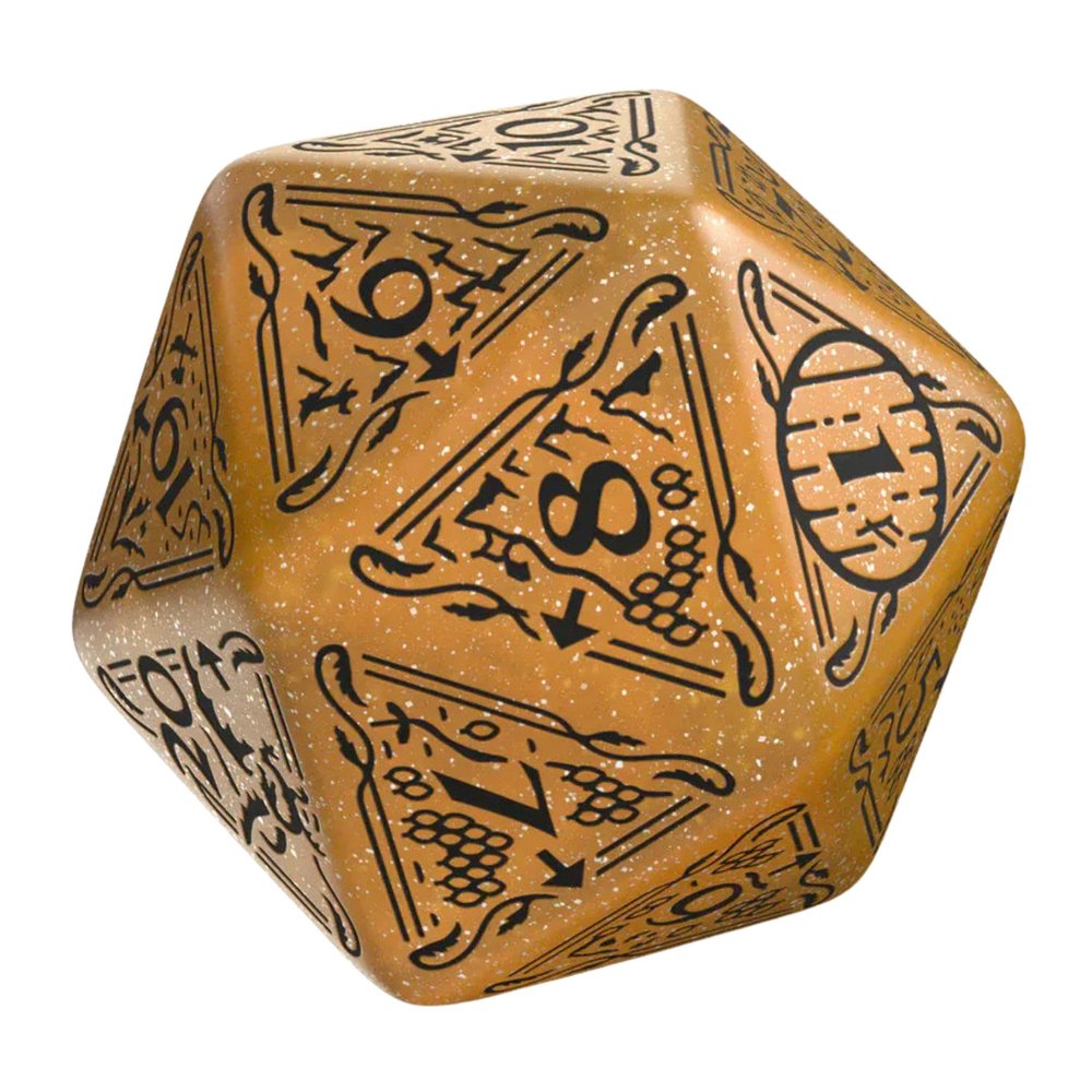 The Hobbit Jumbo Spindown D20 Solaris Die by Q-Workshop | Large Middle-Earth Inspired Life Counter, Premium Engraved Map Design | Easy-Read Numbers | Durable Gaming Dice for TCGs, RPGs & Tabletop Play