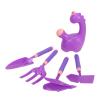 Julihai Gardening Sand Digging Toys, Complete Set with 4 Tools Watering Can Apron Gloves Storage Bag, for Courtyard Farm Balcony Play view 3