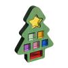 JunZheHub Christmas Tree Acrylic Cubes Blocks Rainbow Development Toy Fine Motor Skill view 1