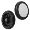 DECHOUS Rubber Rear Wheels Stroller Replacement Parts for Pushchair Repair, Sturdy Stroller Replacement Wheels for Pram Maintenance, 1 Pair view 1