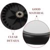 DECHOUS Rubber Rear Wheels Stroller Replacement Parts for Pushchair Repair, Sturdy Stroller Replacement Wheels for Pram Maintenance, 1 Pair view 3