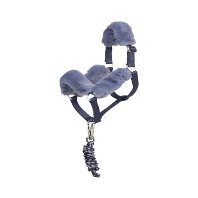 LeMieux Hobby Horse Comfort Halter & Leadrope - Navy