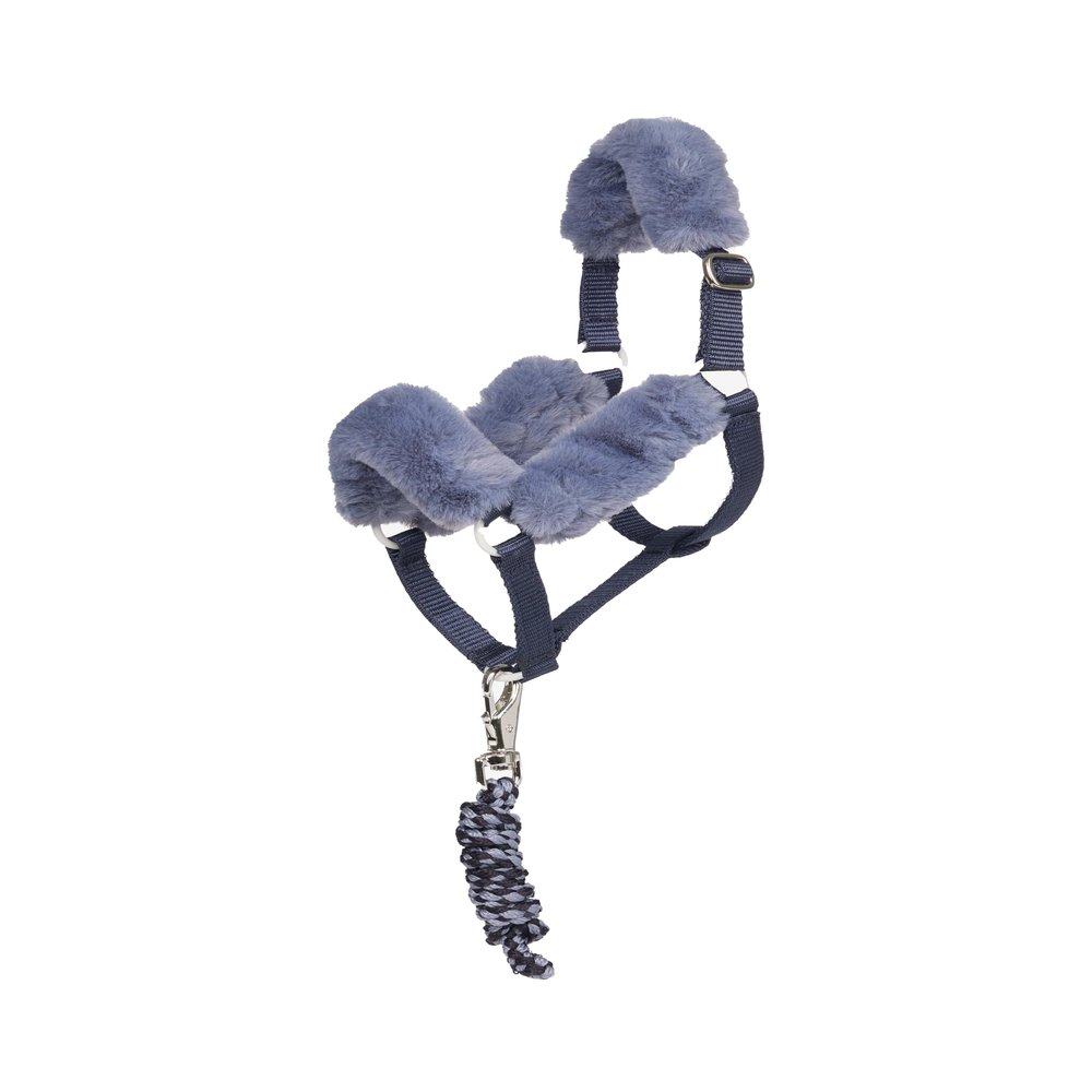 LeMieux Hobby Horse Comfort Halter & Leadrope - Navy