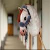 LeMieux Hobby Horse Comfort Halter & Leadrope - Navy view 2