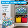 200 Ball Pit Balls for Toddlers with Storage Bag - 3 Colors, Great Play Toys for Tents, Pools, and Party view 3