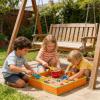 Kids Sand Table - Folding BeachEntertainment Plate | Waterproof Non-Woven Fabric Sand Play Table,for Boys Girls Indoor Backyard Patio Playground Park Kindergarten School view 3