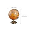 BEBEMOKO Educational Desktop Globe for Geography Learning, 14cm Pearl Yellow Rotating Earth Globe with Stand, Home Decor and Classroom Study Tool for Students and Office view 2
