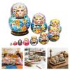 Suseiuua Hand Painted Art Russian Princess Nesting Dolls Art 10 Layer Wooden Educational Set Early Childhood Development Matryoshka view 2