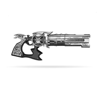 Foam Gothic Revolver 18.75" | Fantasy Prop Pistol with Multi-Barrel Design for Halloween Costume, LARP, Stage & Display