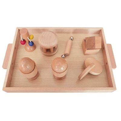 lstyty Montessori Wooden Grasping Toys Cube Egg Sphere-Shaped Cup Early Education and Intelligence Practice