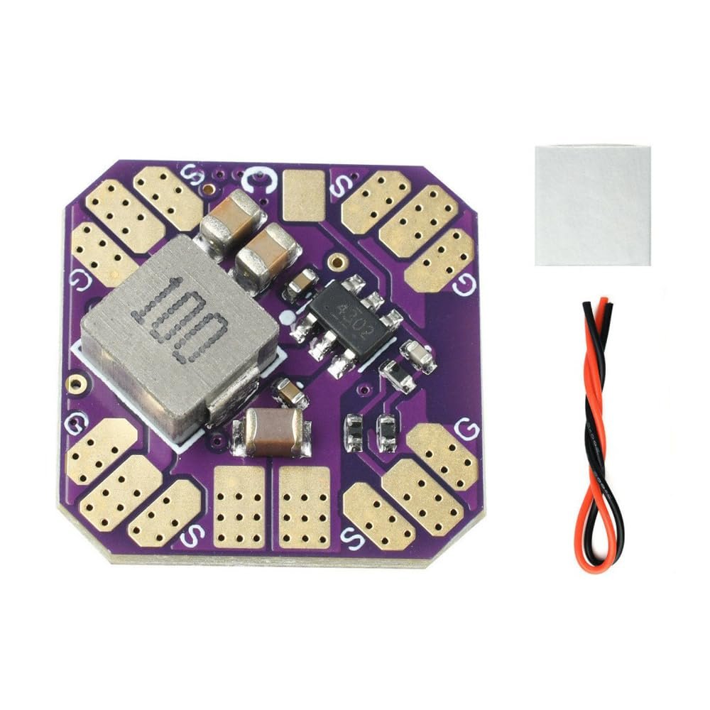 2-6S Mini 4-Channel LED Light Control Module RGB Lamplight Controller Light Strip Support WS2812B Lamp Beads for FPV Drone LED Light Control Module