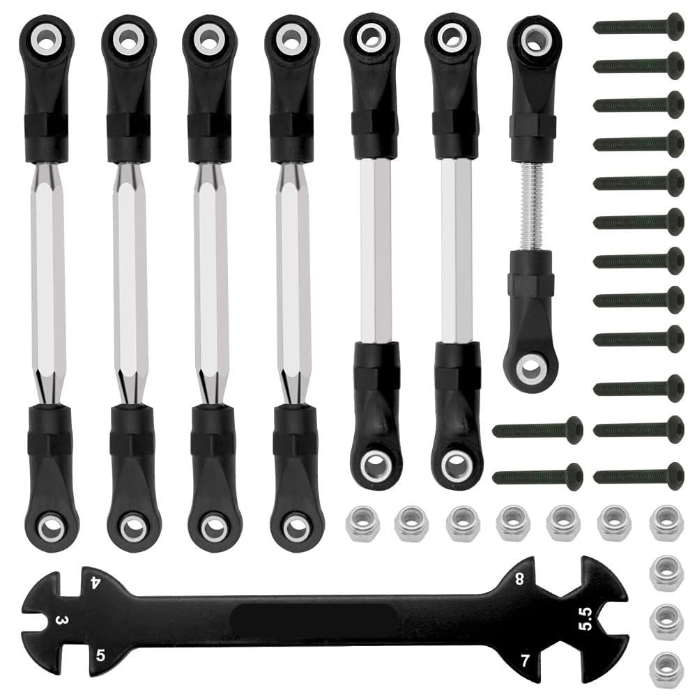 for GLOBACT RC Turnbuckles/Camber Link for 1/10 Traxxas Slash 4X4/2WD (Plastic)