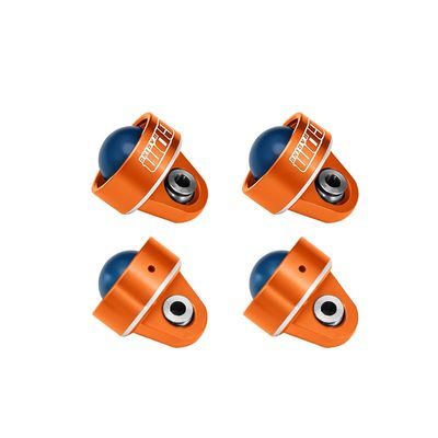 GPM 7075-T6 Alloy Shock Caps for 1/7 Unlimited Desert Racer -85076-4 (Orange)