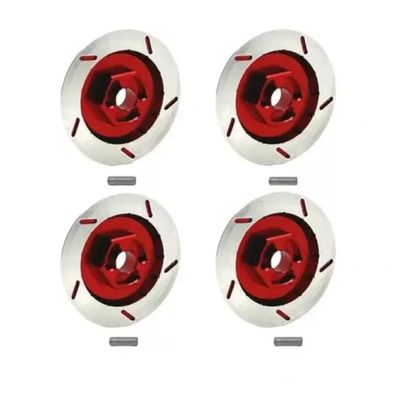 COMODO 12mm Metal Brake Disc for 1/12 RC Cars Decorative Upgrade Part Compatible with MN128 MN86 MN86S G500(Red)