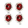 COMODO 12mm Metal Brake Disc for 1/12 RC Cars Decorative Upgrade Part Compatible with MN128 MN86 MN86S G500(Red) view 1