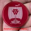 10PC Blank Anodized Aluminum Challenge Coins, 40mm, DIY Engravable, Red, Blue, SilverBlack (red) view 4