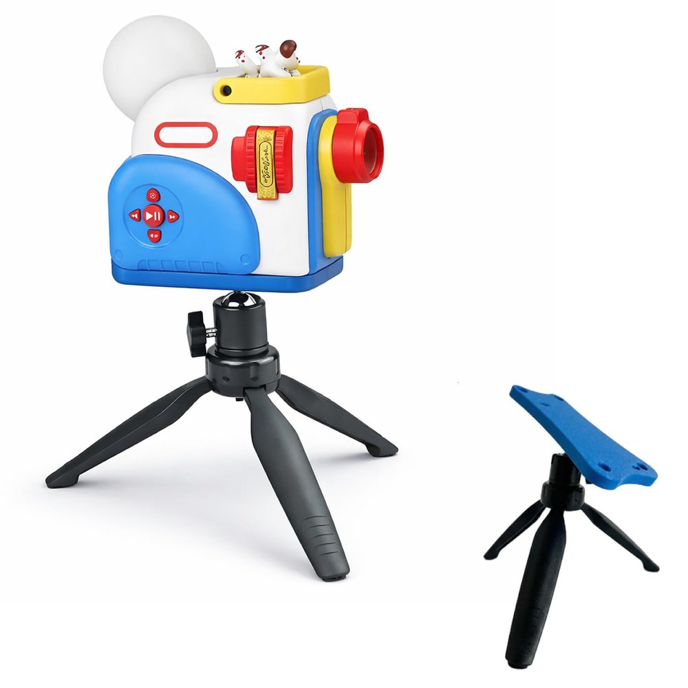 360 Rotatable Tripod Stand for Little Tikes Story Dream Machine, Projector Stand with Anti-Slip Pads, Secure & Stable Holder for Story Dream Books & Projector Accessories