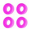 MLKOSS 1/10 RC Crawler Silicone Rubber Tires Inserts for 110-115mm 1.9" Tires Purple new view 3